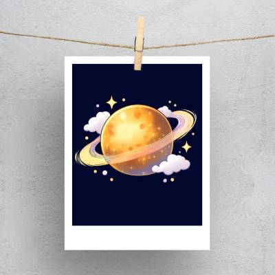 پولاروید(فتوکارت) سیاره عطارد کارتونی