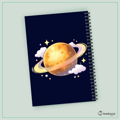 دفتر یادداشت سیاره عطارد کارتونی