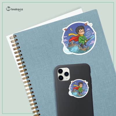 استیکر و برچسب هری پاتر با لباس شازده کوچولو