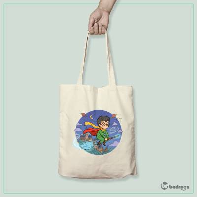 کیف خرید کتان (توت بگ) هری پاتر با لباس شازده کوچولو