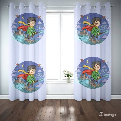 پرده پانچ هری پاتر با لباس شازده کوچولو