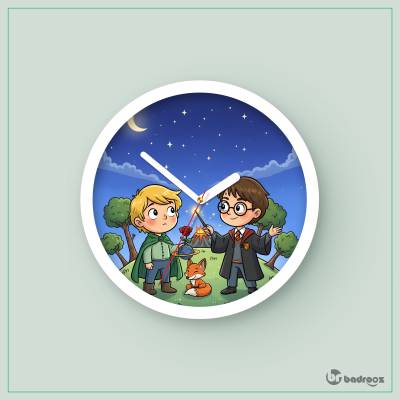 ساعت دیواری  هری پاتر و شازده کوچولو
