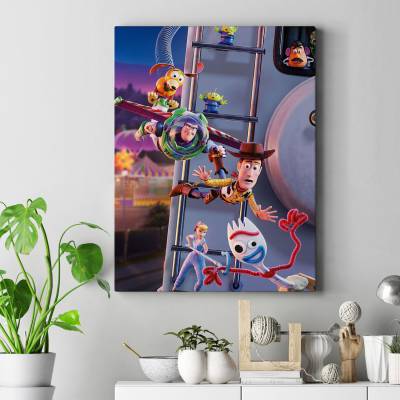 تابلو کنواس (بوم) داستان اسباب بازی (Toy Story)-32