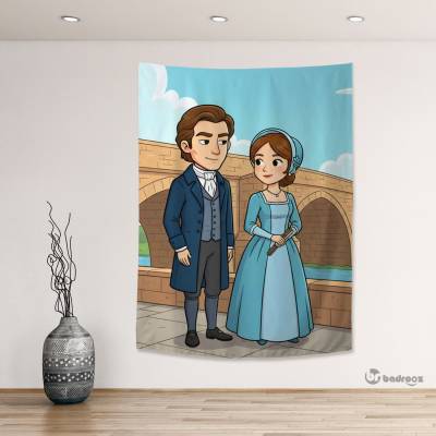 بک دراپ آقای دارسی و الیزابت در سی و سه پل