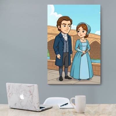 شاسی  آقای دارسی و الیزابت در سی و سه پل