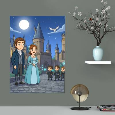 پوستر  الیزابت و آقای دارسی در هاگوارتز
