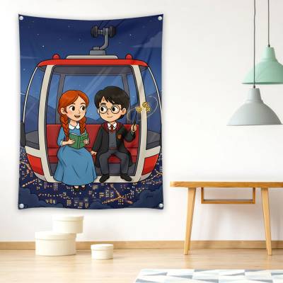 دراپ بنر هری پاتر و آنشرلی در تله کابین