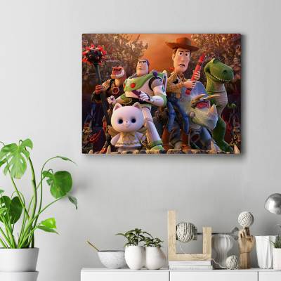 تابلو کنواس (بوم) داستان اسباب بازی (Toy Story)-34