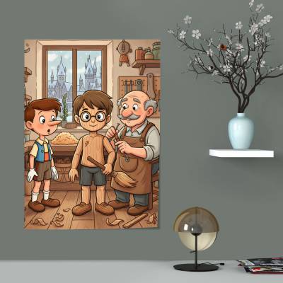 پوستر  هری پاتر چوبی