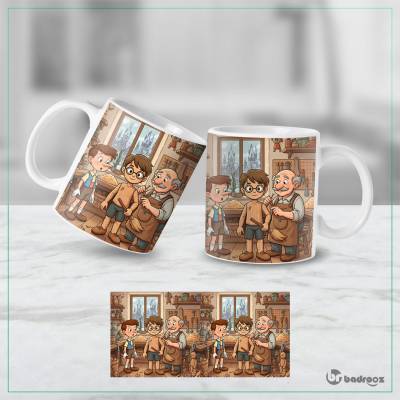 ماگ  هری پاتر چوبی