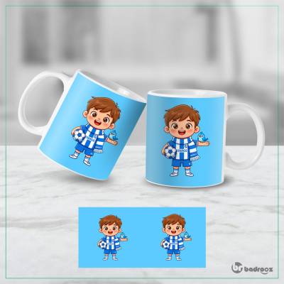 ماگ  پسر کارتونی استقلالی