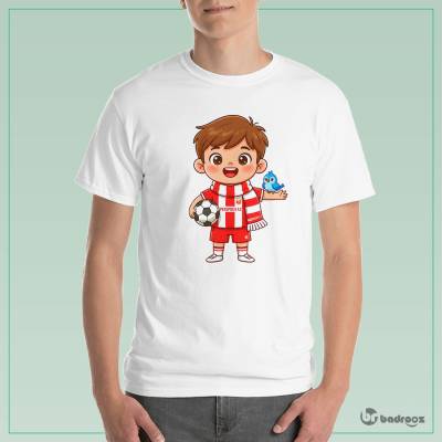 تی شرت مردانه پسر کارتونی پرسپولیسی