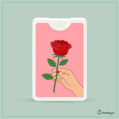 عطرجیبی دست و گل رز