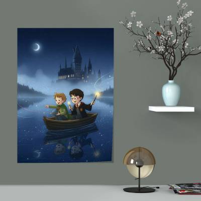 پوستر  هری پاتر و شازده کوچولو در دریاچه