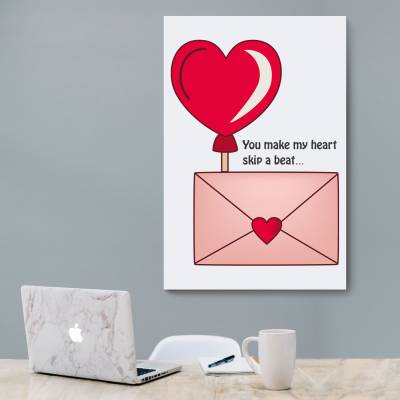 شاسی  نامه عاشقانه و قلب