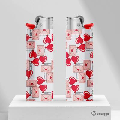 فندک نامه عاشقانه و قلب