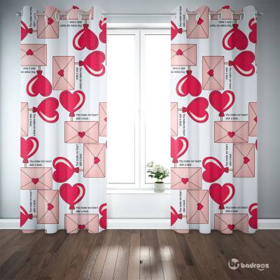 پرده پانچ نامه عاشقانه و قلب