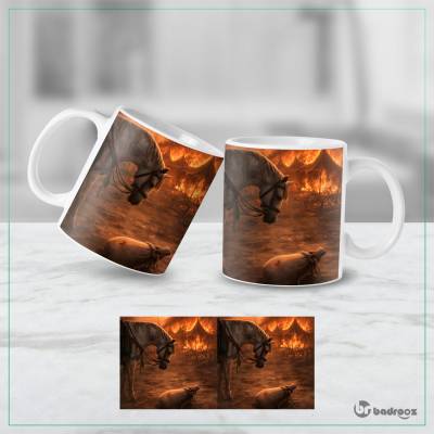 ماگ  خیمه سوزی عصر عاشورا