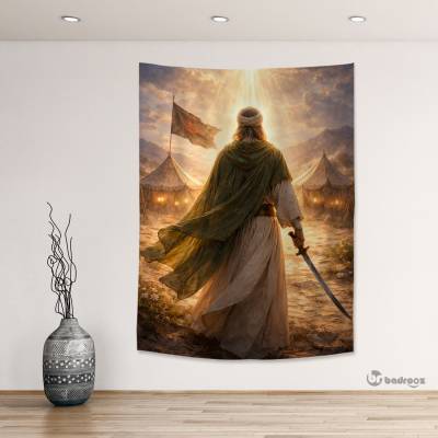 بک دراپ تمثال حضرت علی‌اکبر(ع)