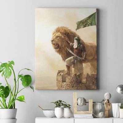 تابلو کنواس (بوم) حیدر کرار