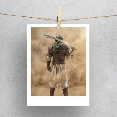 پولاروید(فتوکارت) حضرت علی(ع) و ذوالفقار