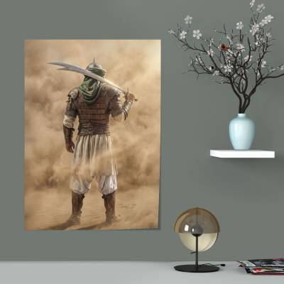 پوستر  حضرت علی(ع) و ذوالفقار