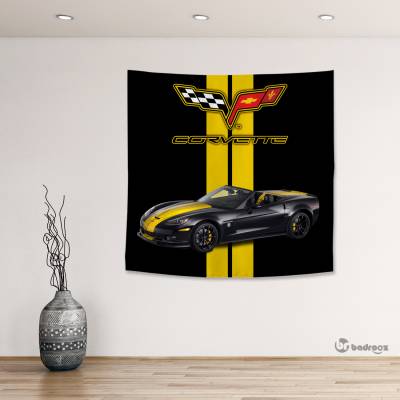 بک دراپ مربع corvette c6