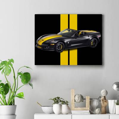 تابلو کنواس (بوم) corvette c6