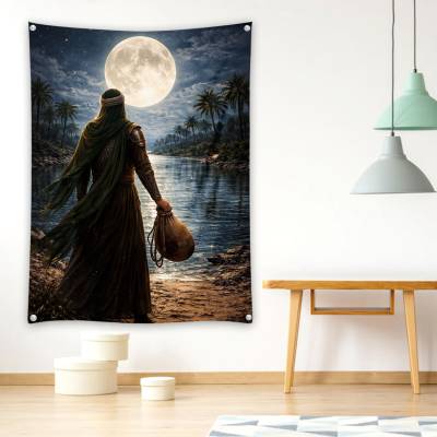 دراپ بنر تمثال حضرت عباس(ع)