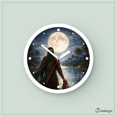 ساعت دیواری  تمثال حضرت عباس(ع)