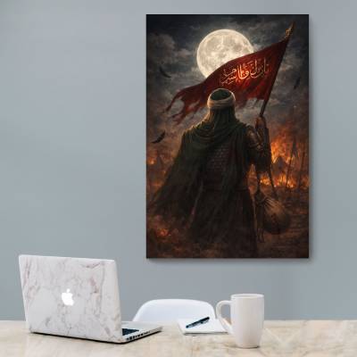 شاسی  تمثال حضرت عباس (ع) در عاشورا