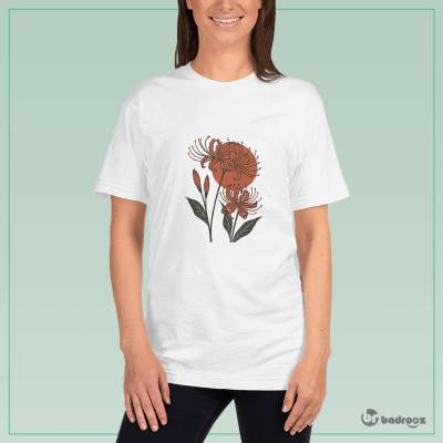 تی شرت زنانه گل عنکبوتی