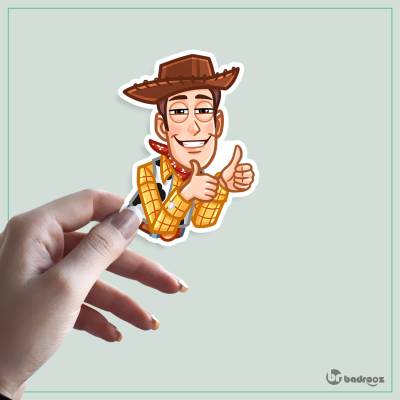 استیکر و برچسب وودی (Woody)-15