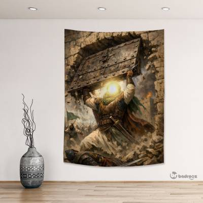 بک دراپ لحظه فتح خیبر 