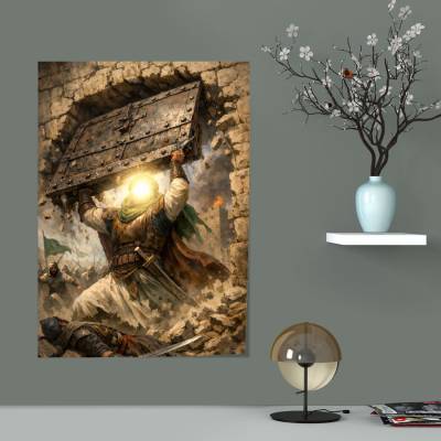 پوستر  لحظه فتح خیبر 