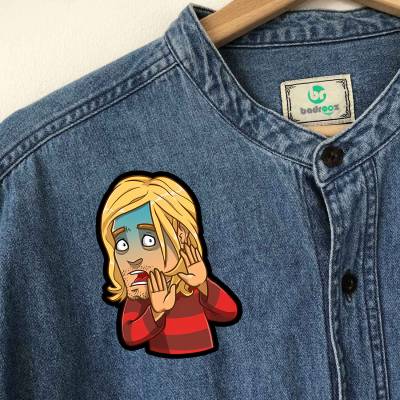 پچ حرارتی (برچسب لباس) کرت کوبین (Kurt Cobain)-4