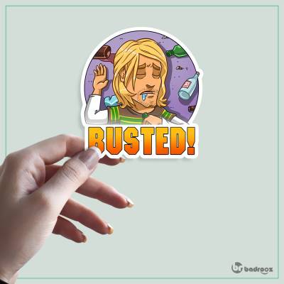 استیکر و برچسب کرت کوبین (Kurt Cobain)-7