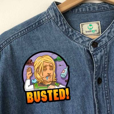 پچ حرارتی (برچسب لباس) کرت کوبین (Kurt Cobain)-7