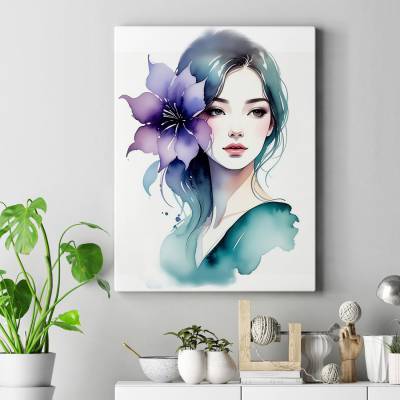 تابلو کنواس (بوم) بانو