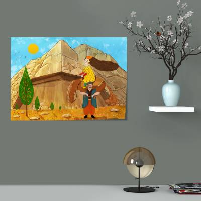 پوستر  افسانه شیرین و فرهاد (فرهاد و شیرین بر دوش)قسمت چهارم