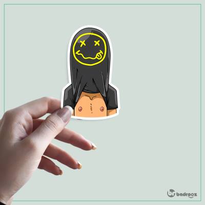 استیکر و برچسب کرت کوبین (Kurt Cobain)-8