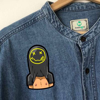 پچ حرارتی (برچسب لباس) کرت کوبین (Kurt Cobain)-8