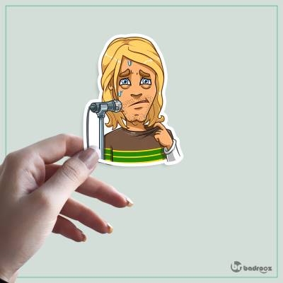 استیکر و برچسب کرت کوبین (Kurt Cobain)-9