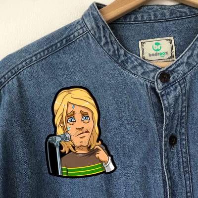 پچ حرارتی (برچسب لباس) کرت کوبین (Kurt Cobain)-9
