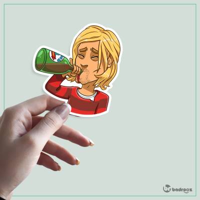استیکر و برچسب کرت کوبین (Kurt Cobain)-10
