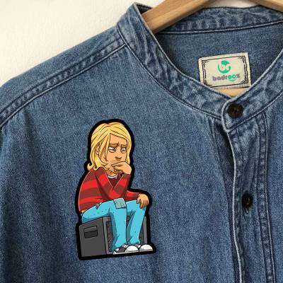 پچ حرارتی (برچسب لباس) کرت کوبین (Kurt Cobain)-11