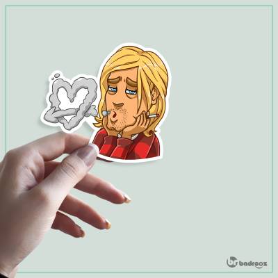 استیکر و برچسب کرت کوبین (Kurt Cobain)-12