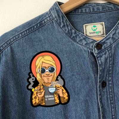 پچ حرارتی (برچسب لباس) کرت کوبین (Kurt Cobain)-17