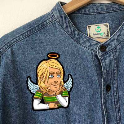 پچ حرارتی (برچسب لباس) کرت کوبین (Kurt Cobain)-21