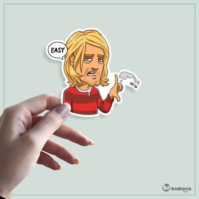 استیکر و برچسب کرت کوبین (Kurt Cobain)-23